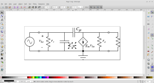 One can export circuit diagrams as .svg files and edit them further in Inkscape